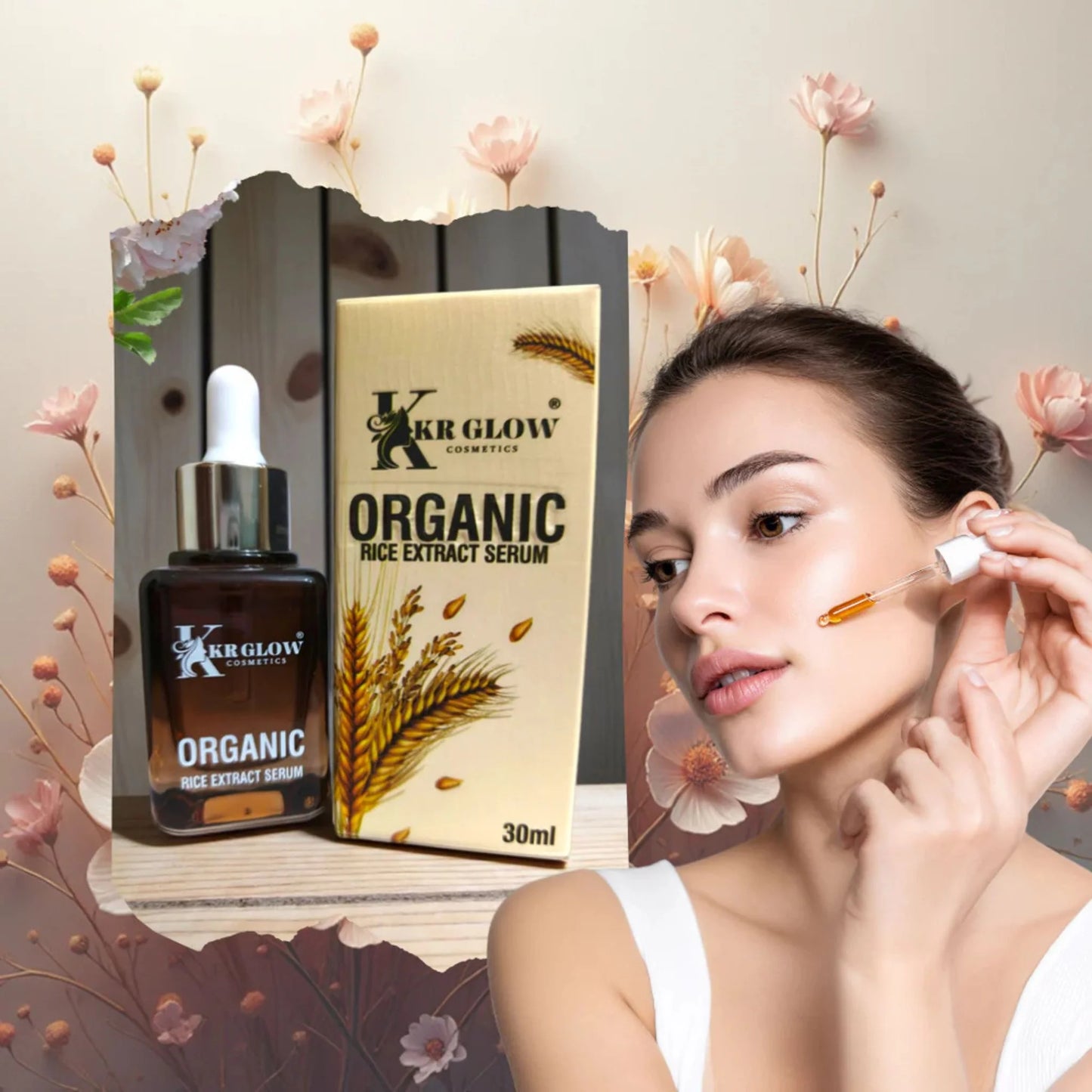 KR Glow Organic Rice Extract Serum